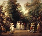 Thomas Gainsborough The mall in St.James's Park France oil painting reproduction